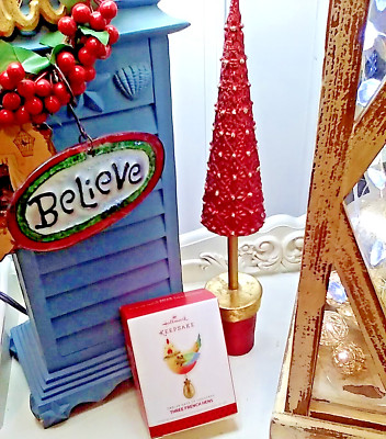 NEW 2013 Hallmark Ornament Three French Hens Twelve Days of Christmas