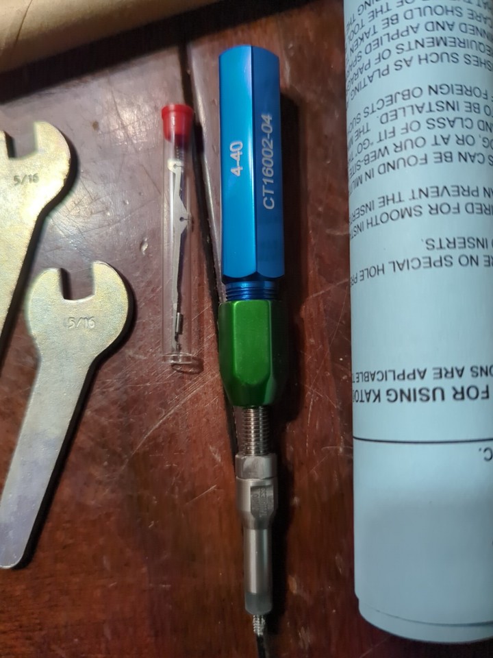 HeliCoil 440 UNC Hand Installation Tool Thread Inserts Tangless KATO