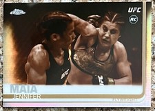 2019 Topps Chrome UFC JENNIFER MAIA RC Sepia Insert #87