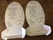 Ancien Menu Communion 1982 Vieux Papier Vintage 