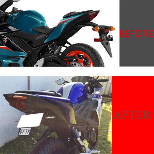LED Short Fender Tail Tidy Indicator Turn Signal For YAMAHA YZF R3 R25 MT25 MT03 - Picture 2 of 13