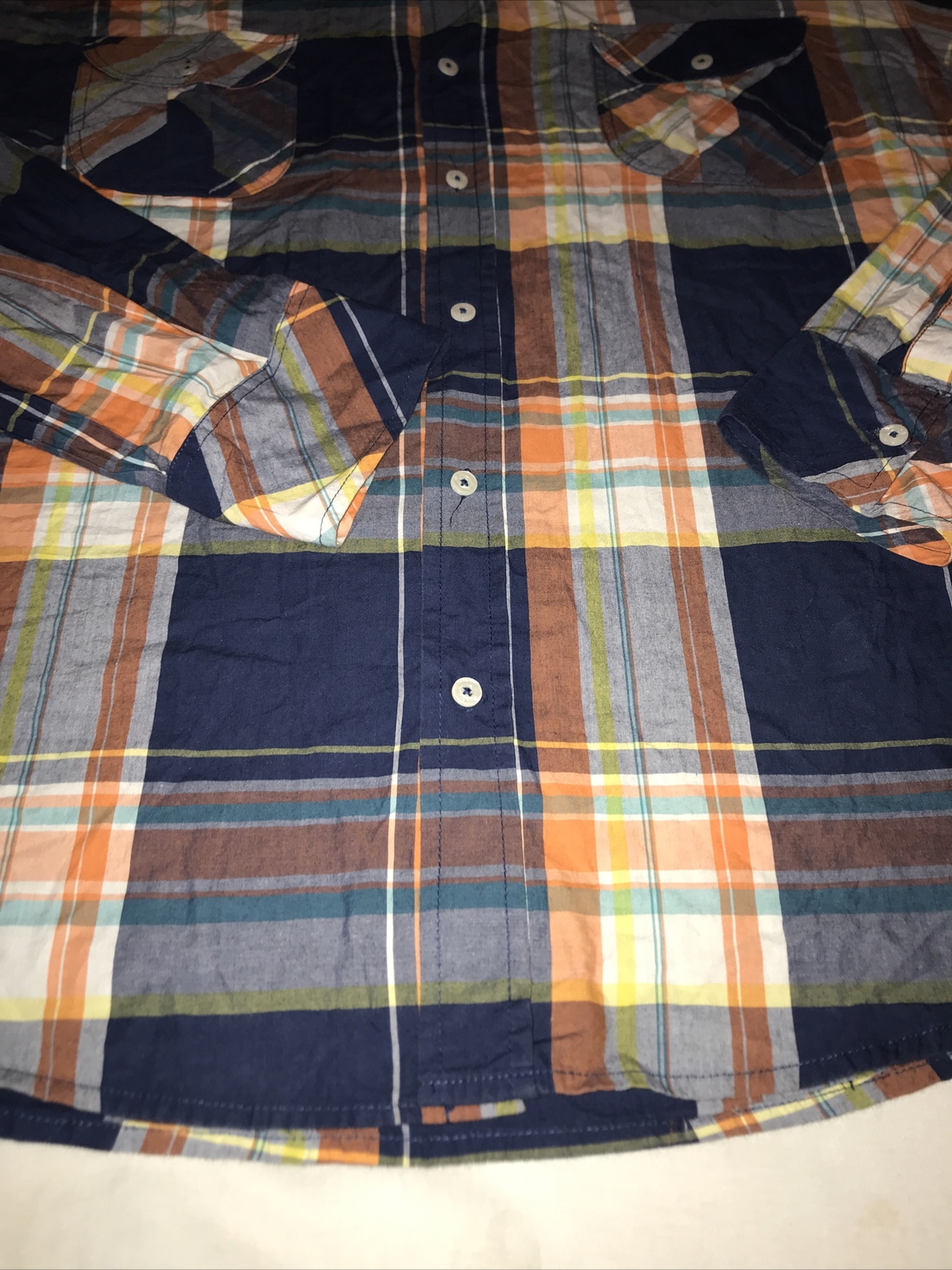 Evolution Design Shirt Button Down Long Sleeve Me… - image 8