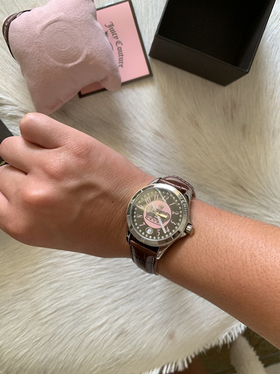 Juicy Couture Vintage Y2K Watch NWT Leather Embossed Band  display picture 1