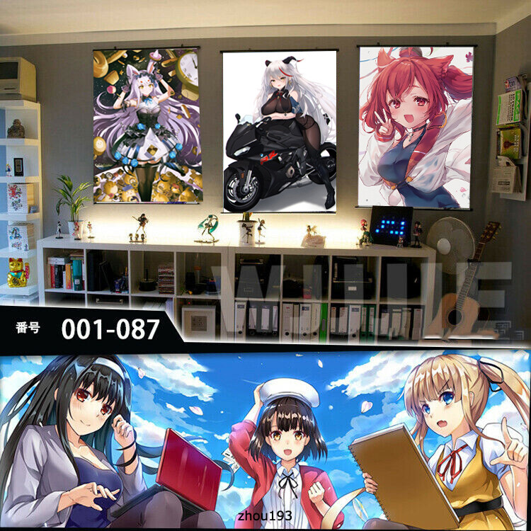 Azur Lane Aegir Hot Motorcycle Girl Picture HD Wall Scroll Poster