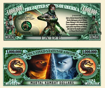 Mortal Kombat/Jade ! Eintrittskarte Million Dollar! Mk Videospiel Folie Fandom