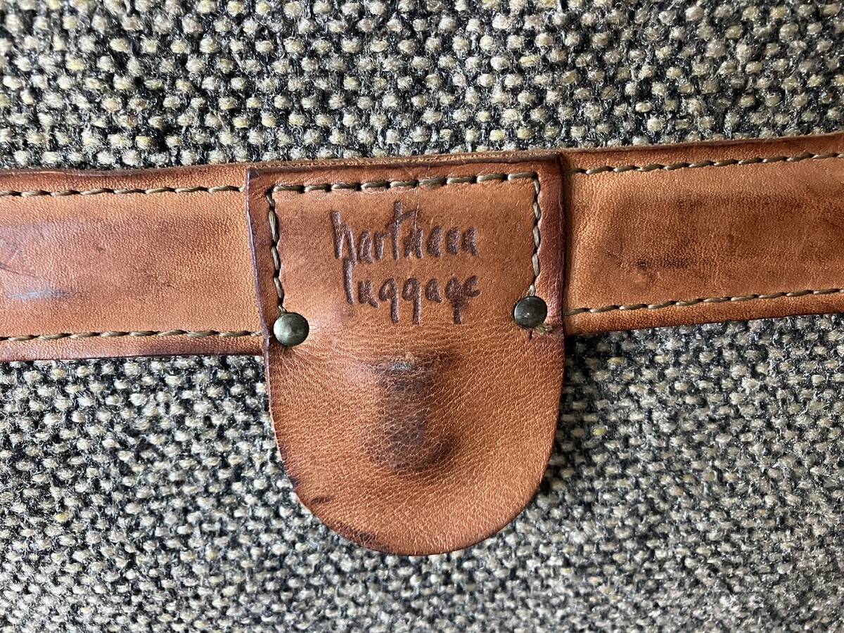 Hartmann Luggage Tweed Leather 21” Carry On Weekender Overnight