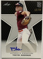 2020 LEAF PG NATIONAL SHOWCASE TRISTAN SHOEMAKER BLACK AUTO 15/50