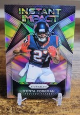 2017 Prizm D'onta Foreman Instant Impact Silver Prizm RC Insert #19 SSP