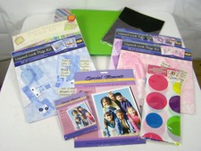 Scrapbook  Photopaper Lot With Backdrop For Photos  Scrapbook Kits