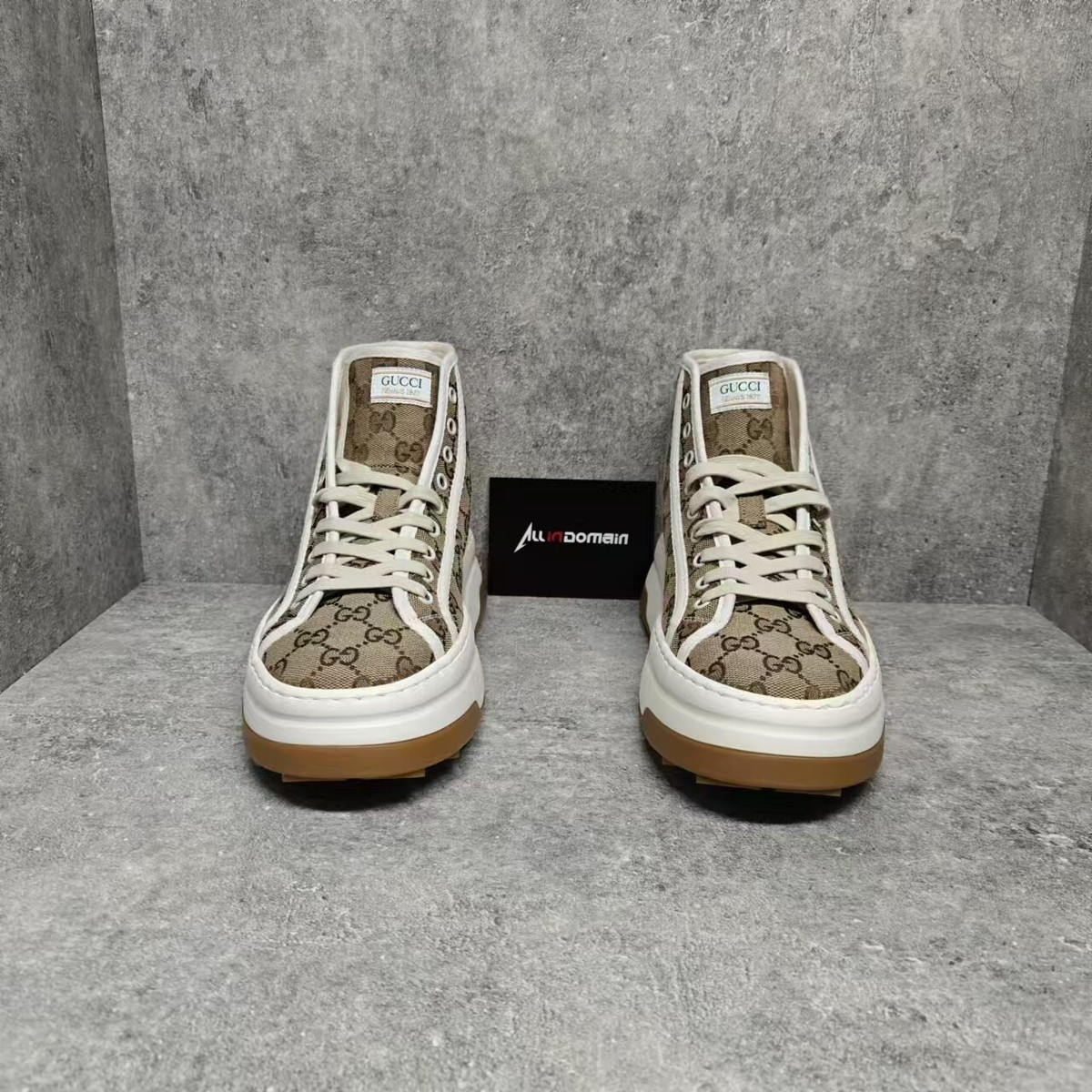 Level SS/New - Gucci GG High 'Beige' Brown 745999 20Q20 9745 Men
