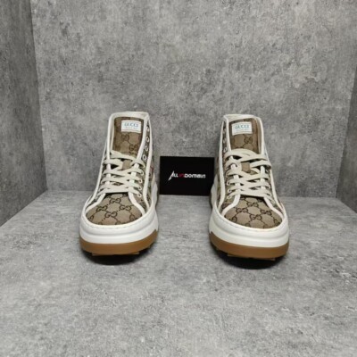 Level SS/New - Gucci GG High 'Beige' Brown 745999 20Q20 9745 Men