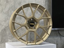 NEW GENUINE 18x8.5 BBS RE-7 (4 wheel) Gold 5x112 fit VW Golf MK8 GTI AUDI A4 BMW