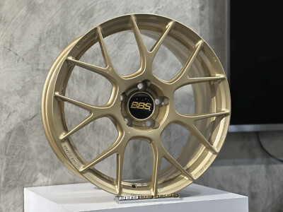NEW GENUINE 18x8.5 BBS RE-7 (4 wheel) Gold 5x112 fit VW Golf MK8