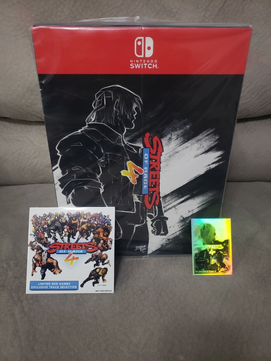 Carte De Collection Limited Run #062 GOLD - Streets Of Rage 4 - Édition Limitée OR + Protection Rigide