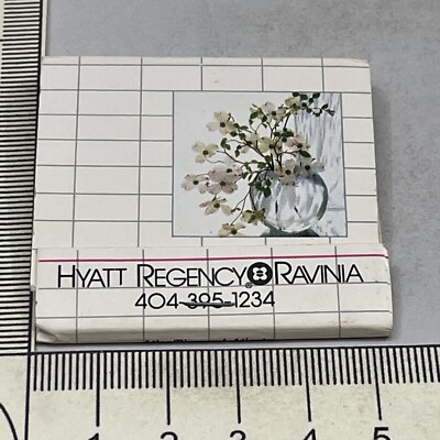 Vintage Matchbook Cover  Hyatt Regency Ravinia   gmg  Unstruck