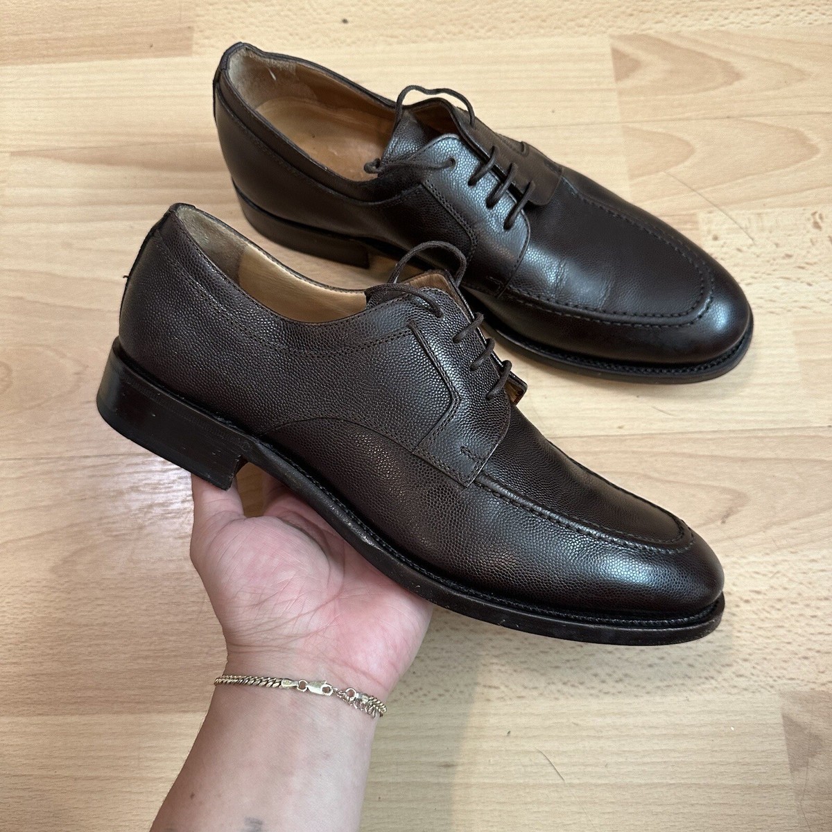 Faconnable Alberto Leather Split Toe Oxford Dress Shoes  display picture 1