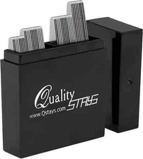 40 Metal Collar Stays 4 sizes in Box for Men Non Magnetic 2.2" 2.5" 2.35" 2.75"