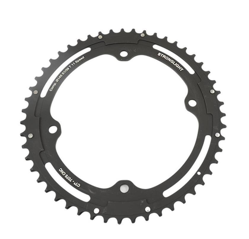 Plateau route CT2 51 dents noir : l'excellence de la transmission 11v