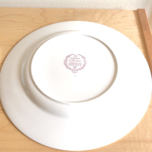 2 Spode Arundel Cabinet Collection Dinner Plates: Navy Gold Made in England - Picture 6 of 9