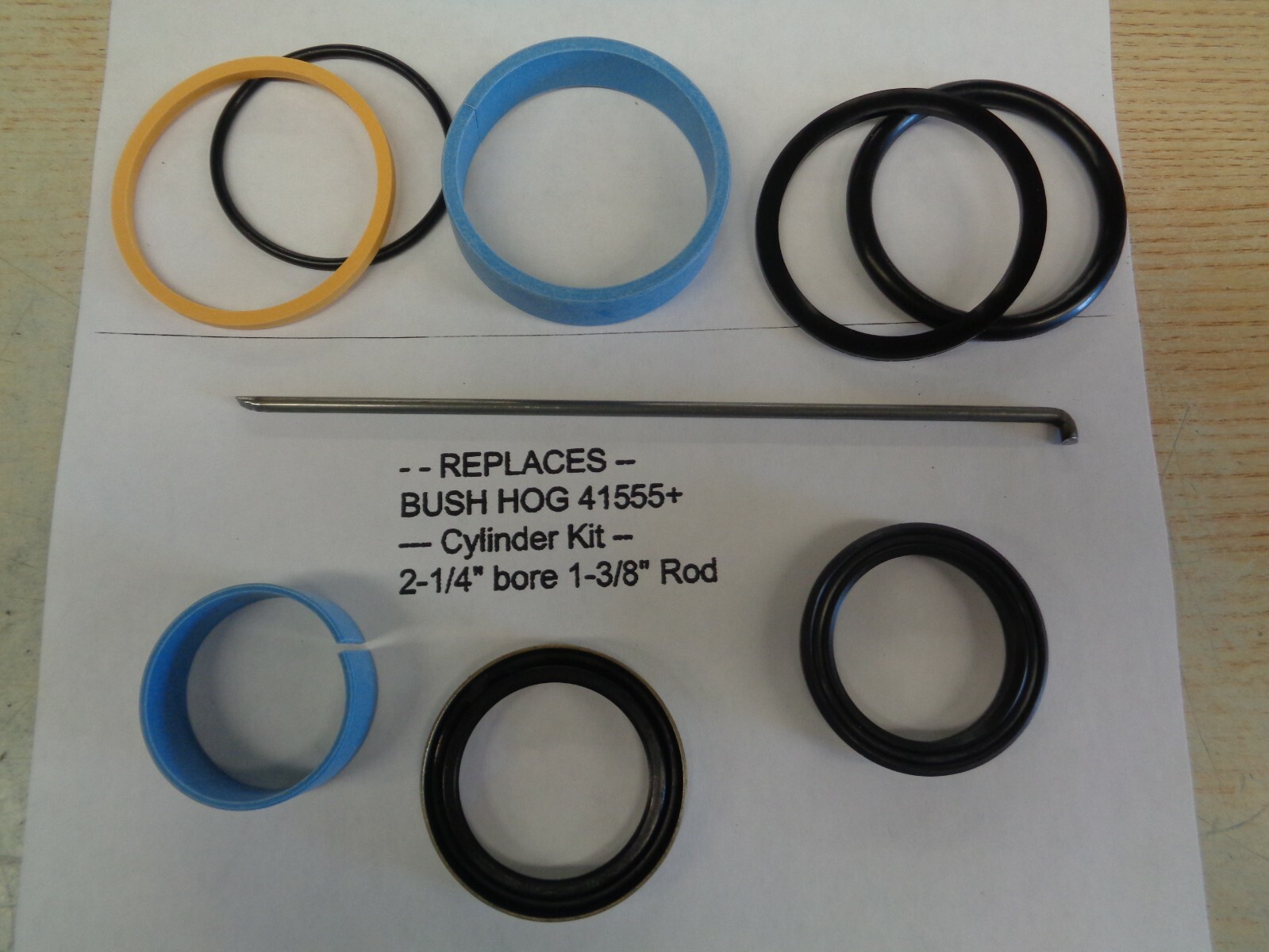 41555+ replacement Seal Kit fits some BUSH HOG cylinders (See