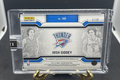 2021-22 NBA Panini Instant Icon and Association Josh Giddey RC 