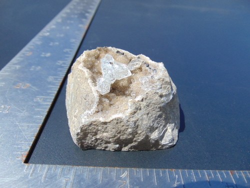 3 1/4" X 2 1/2" Herkimer Quartz Cluster on Druzy Bed - Ace of D- Middleville, NY - Picture 1 of 7