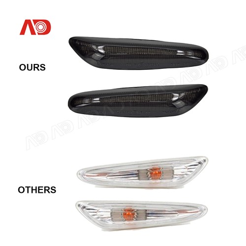 For BMW E60 E61 E82 E88 E90 E91 E92 E93 Sequential LED Side Marker Lights Smoked - Picture 6 of 11