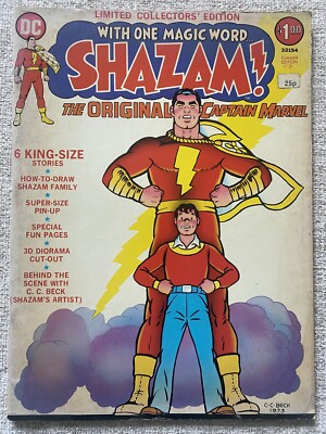 SHAZAM! DC Comics 1973 Treasury Collector's Edition C-21