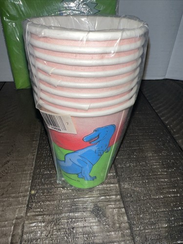 Vintage Dinosaur Party Supplies-Dinosaur Kingdom-Dinosaurs - Picture 11 of 13