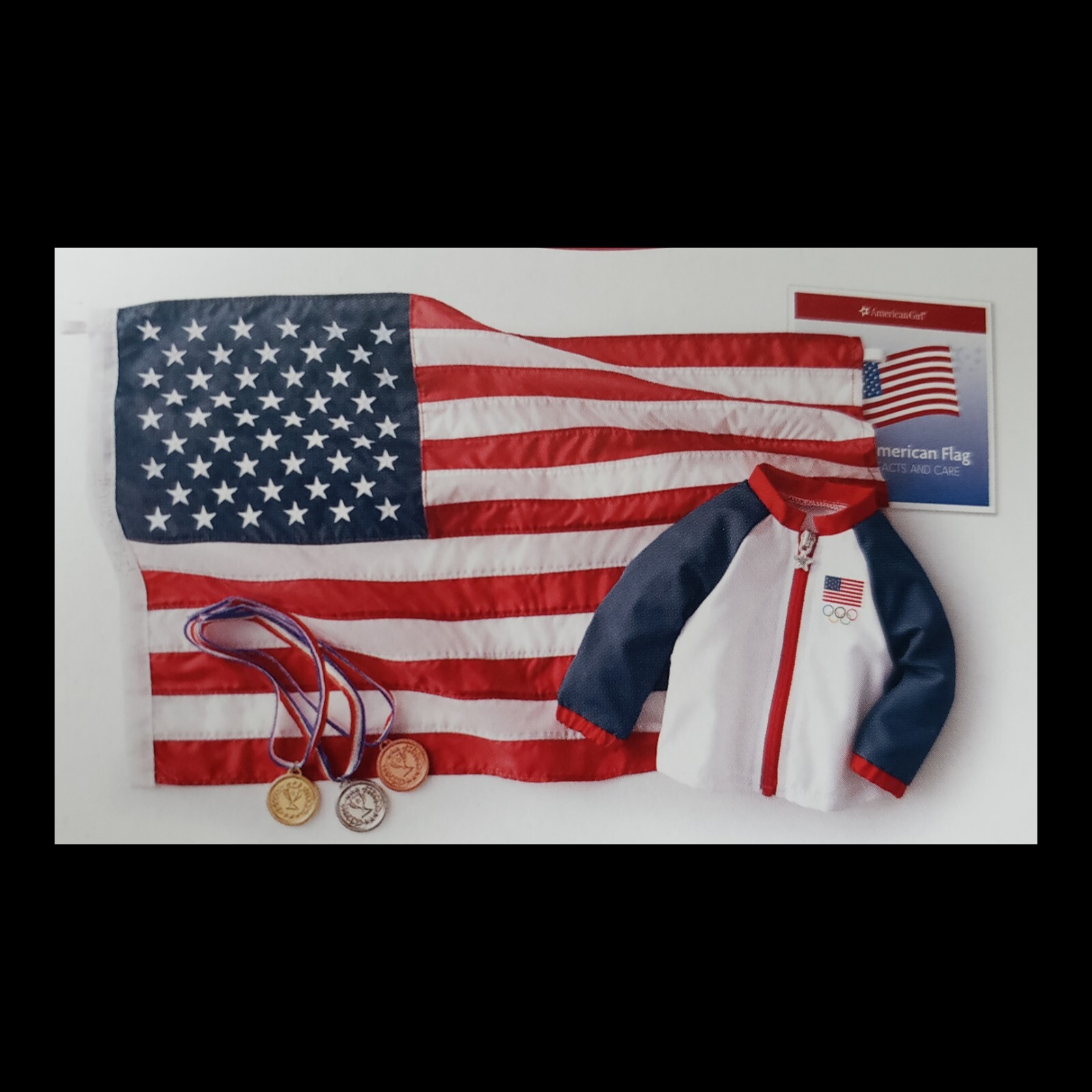 Muñeca American Girl Equipo Olímpico EE. UU. Medalla Ceremonia Juego de 6 Piezas 2020