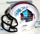 ANDRE TIPPETT SIGNED HALL OF FAME MINI HELMET New England Patriots - J.S.A. Cert