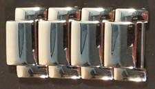 kramer  4  MAGLIE PER BRACCIALE ACCIAIO-LARGHEZZA 18 mm-NUOVO-MAI USATE