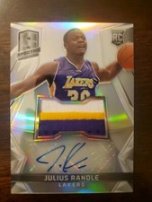 2014-15 Panini Spectra #105 Julius Randle JERSY AUTO RC ROOKIE