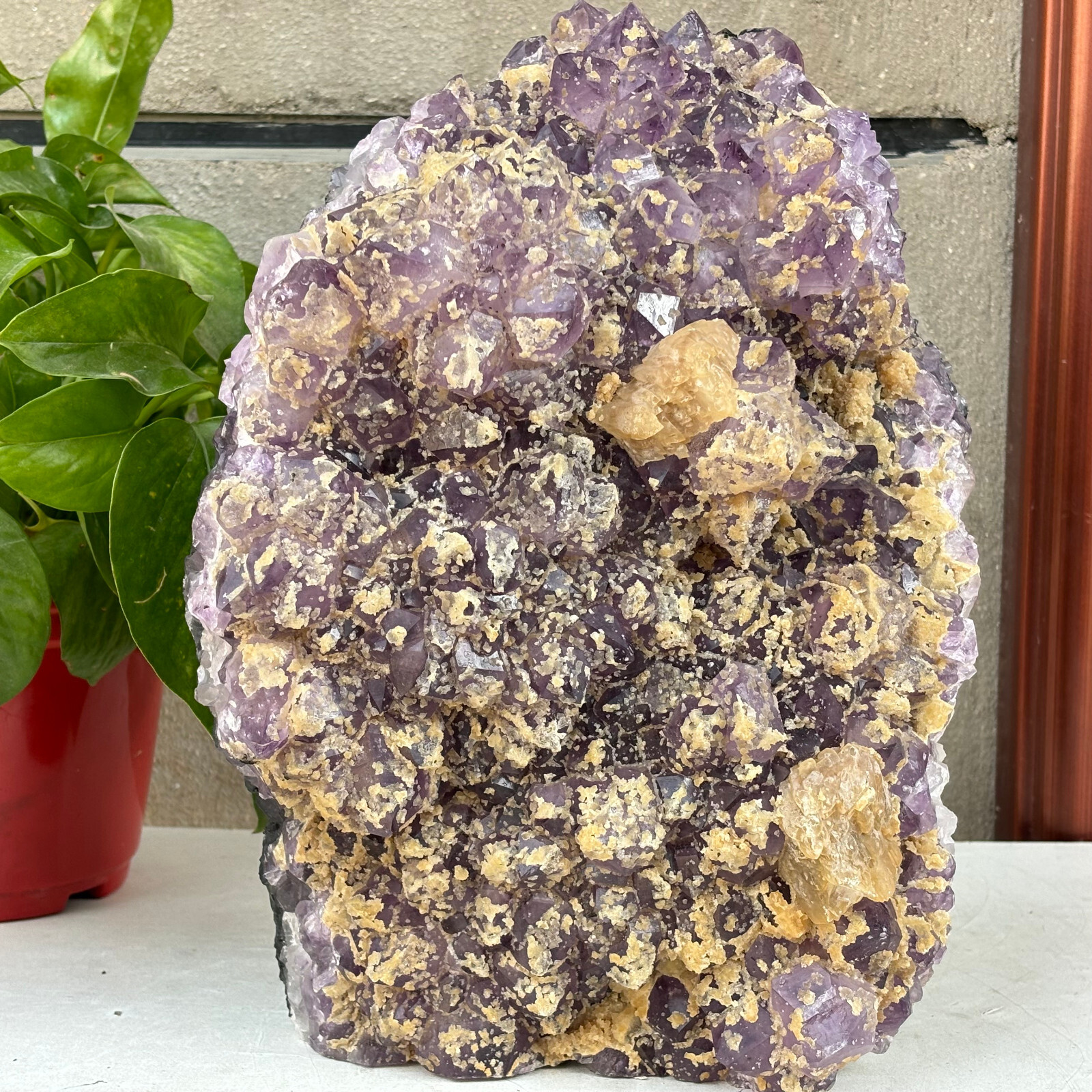12,300g Natural Amethyst Geode Cluster Quartz Crystal Mineral Specimen
