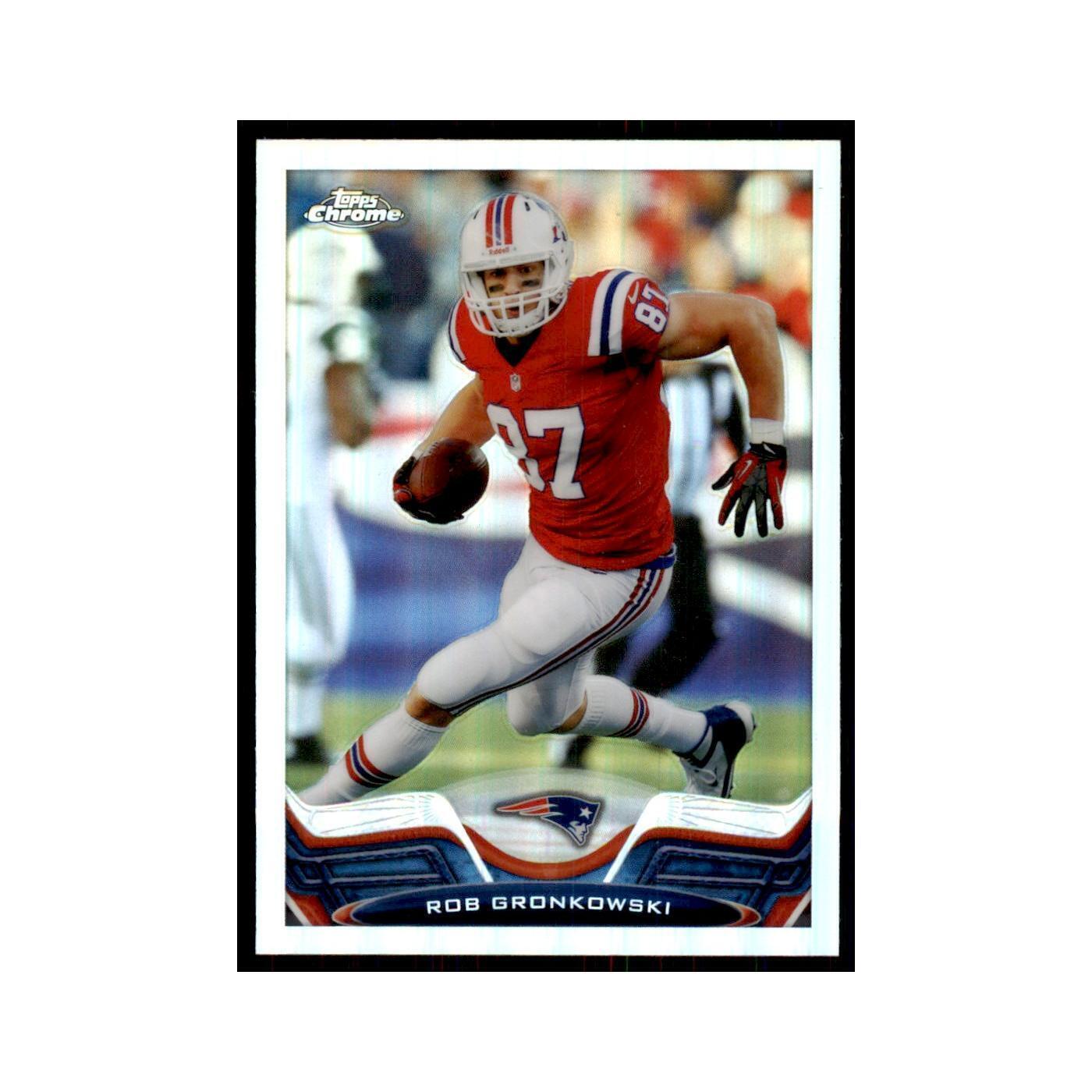2013 Topps Chrome Refractors Rob Gronkowski Football Cards #35