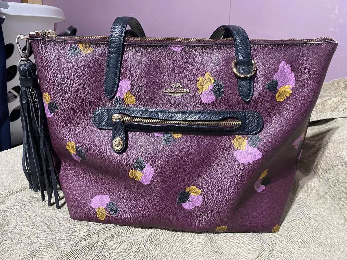 Coach top lavender purse