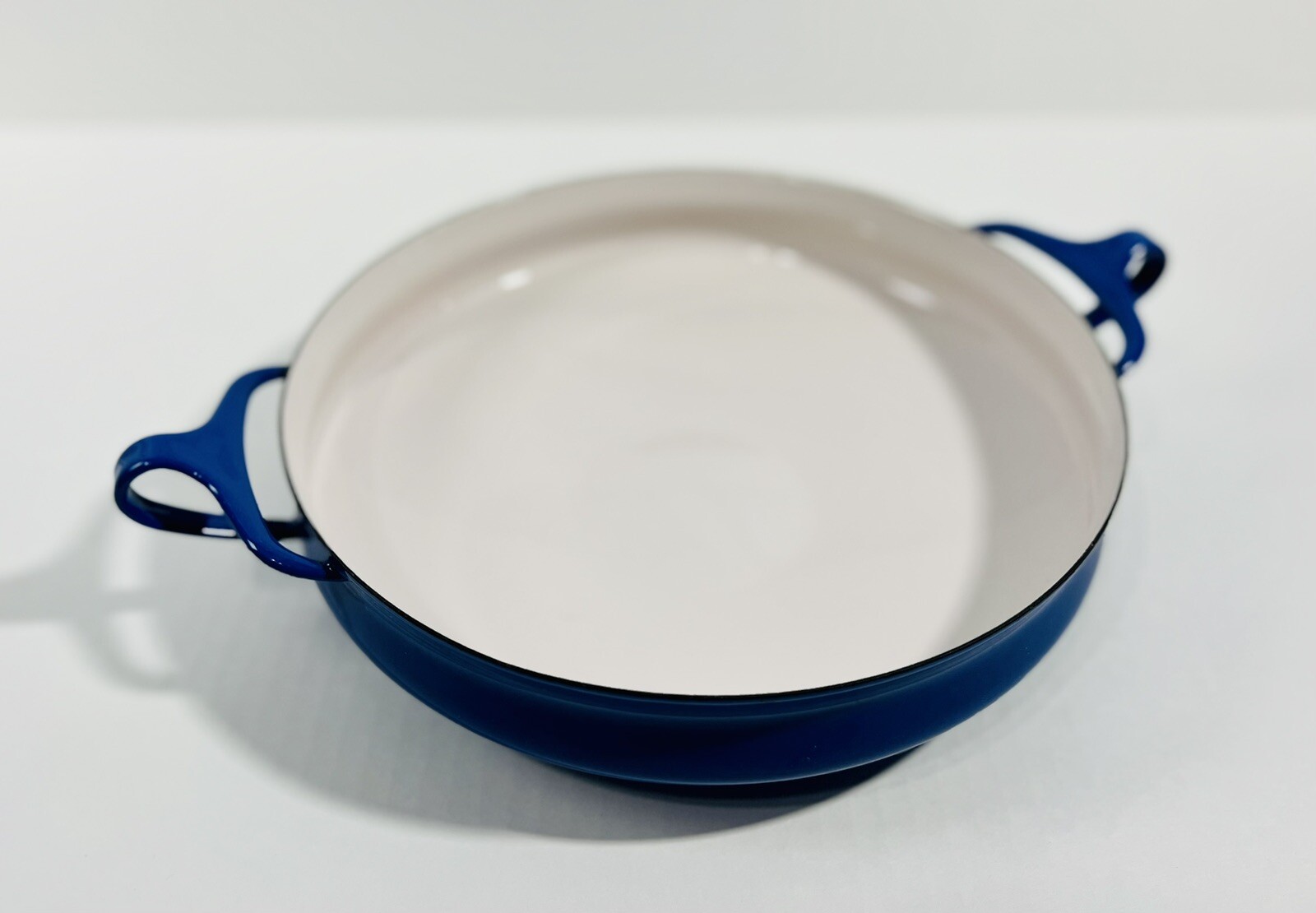 DANSK Kobenstyle Designs France IHQ Royal Blue/White Enamel 10" Paella