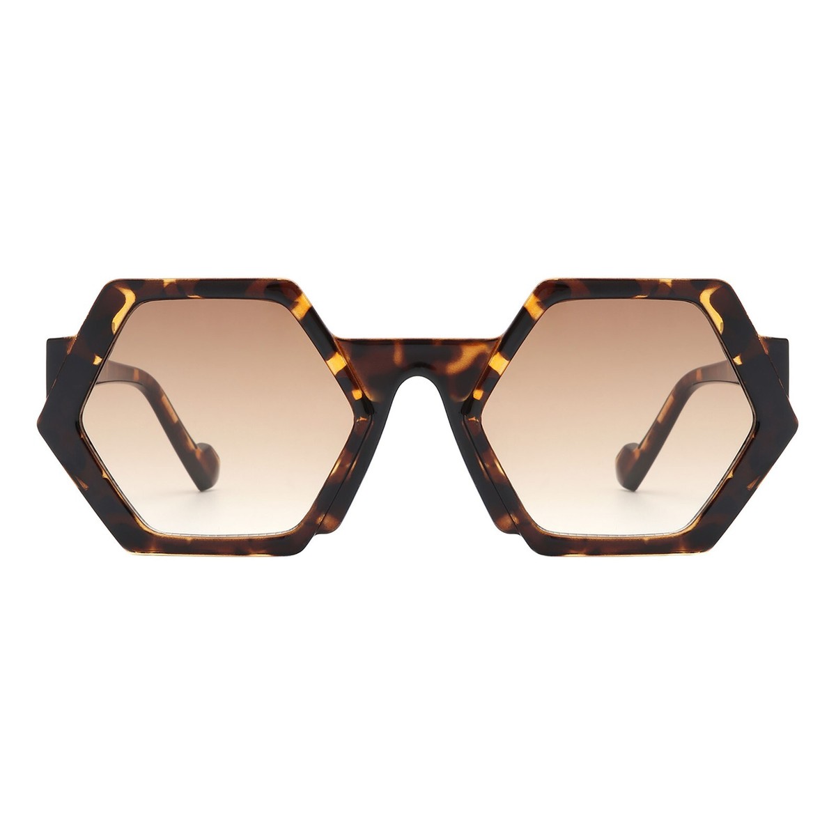 Geometric Hexagon Shape Sunglasses Retro Unisex Fashion  display picture 3