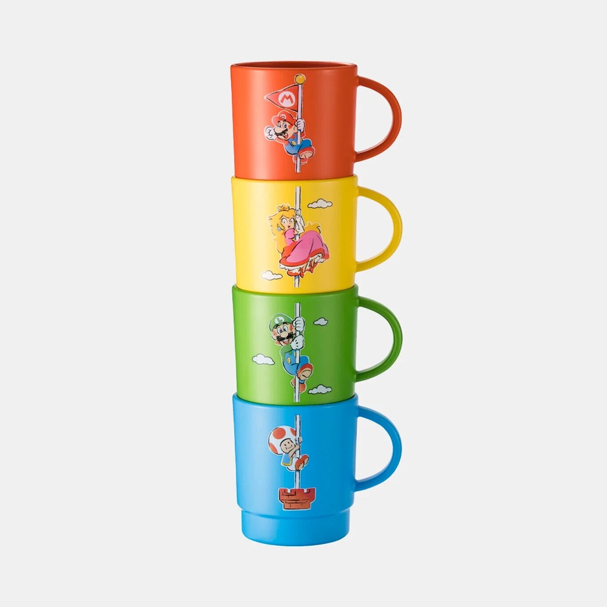 Super Mario Family Life stacking cup set of 4 /Nintendo Store