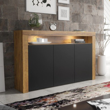 Image of TV Unit 155cm Sideboard Cabinet TV Stand Living Room High Gloss/Matt Doors