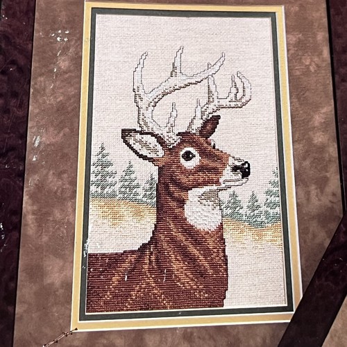 True Colors WHITETAILED DEER Fall Season Nature Wildlife Hunting Cross Stitch - Picture 3 of 7
