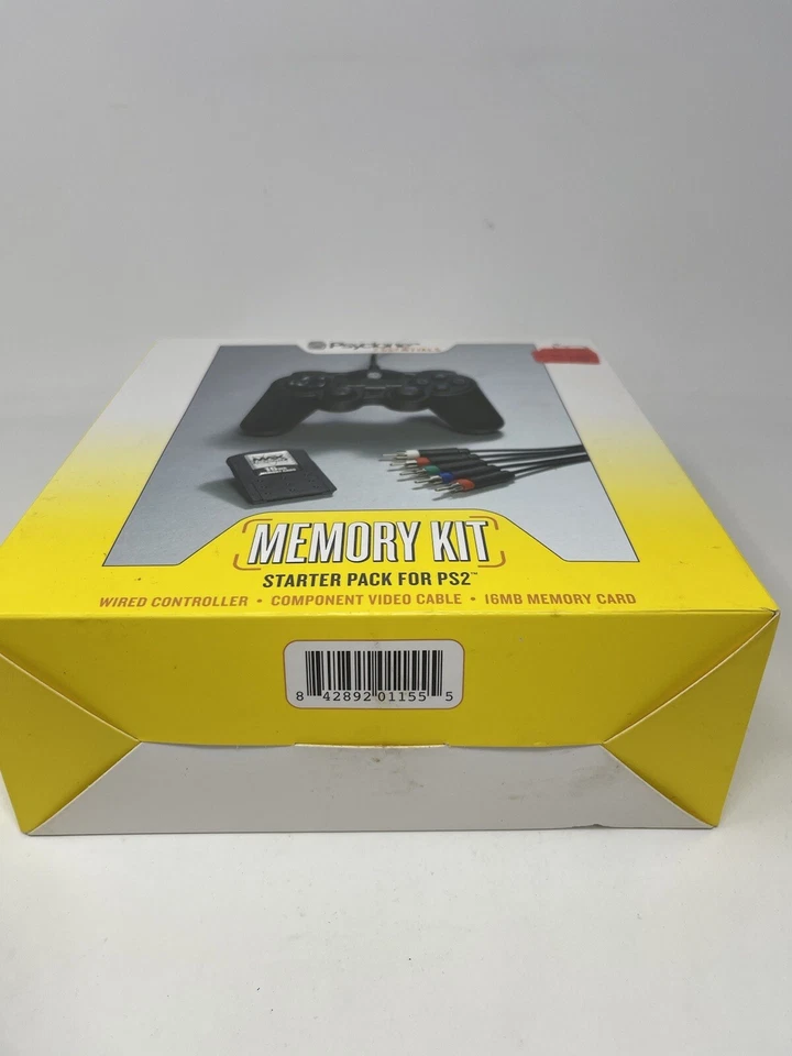 Psyclone Essentials Memory Card Starter Kit Pack PS2 Controller Component Cable - Image 2 of 4