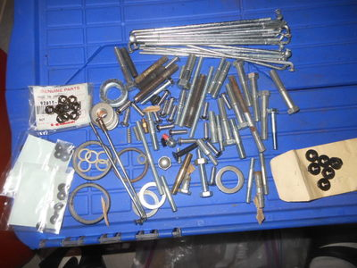 #ad NOS OEM Vintage Kawasaki Parts Lot Lever Bolts Spokes Seal $29.99
