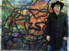 Mark Little Original ￼Professional Painting 84”X62” (7 Foot) Abstract Modern XL