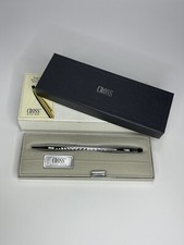 Vintage CROSS Lustrous CHROME Twist Activated Ball Point Pen with Box USA MADE