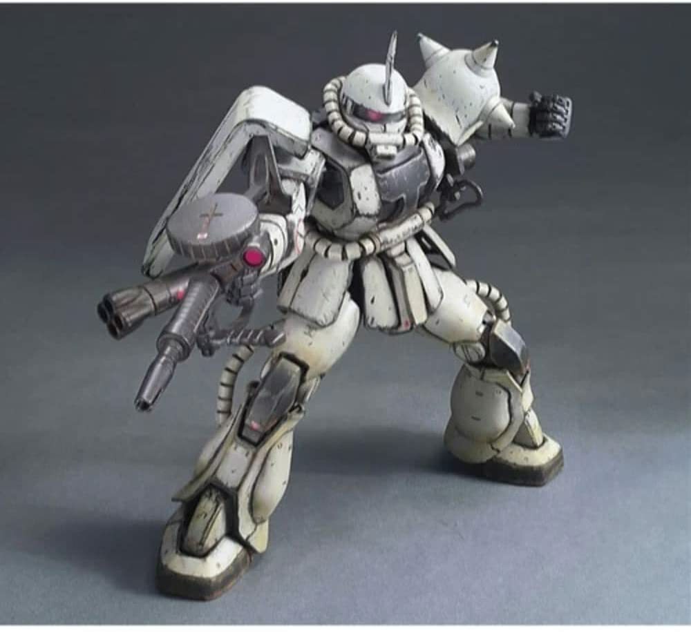 BANDAI MG 1/100 MS-06J ZAKU II WHITE OGRE Plastic Model kit