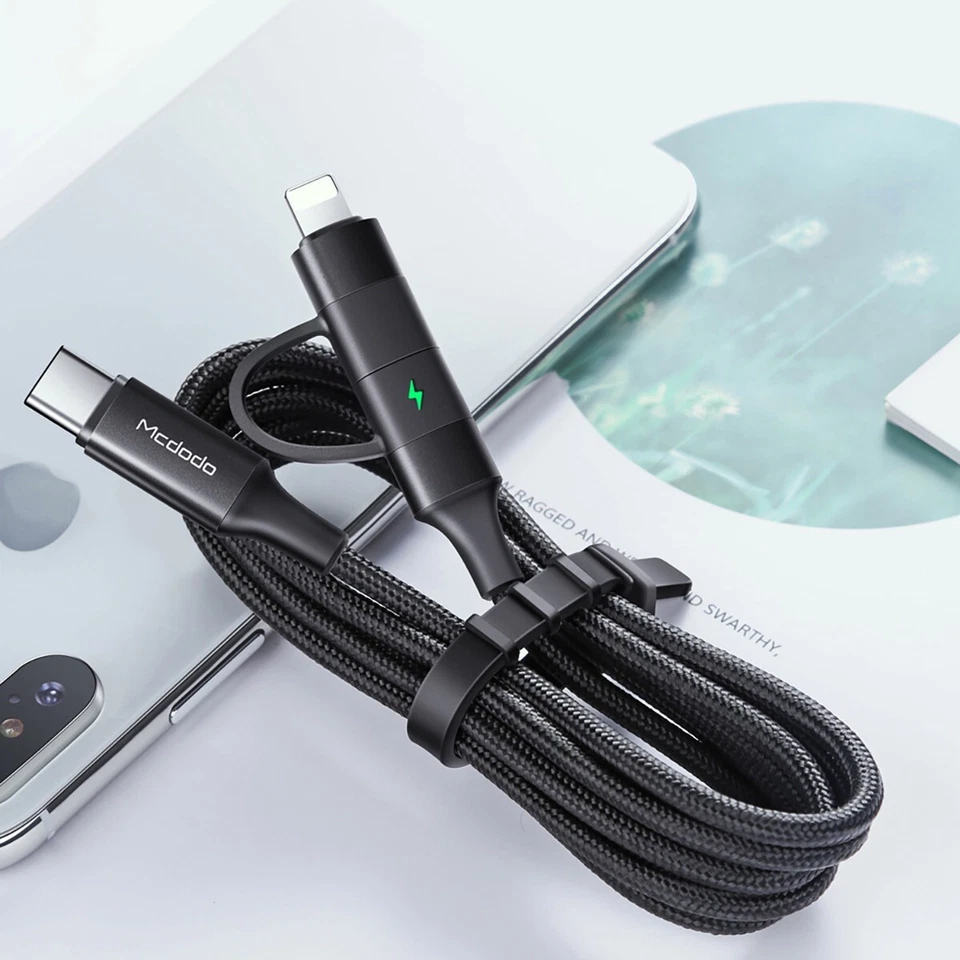 Mcdodo 60W USB-C to Type-C Cable Fast Charger for iPhone 16 15 14 13 Samsung S25 - Image 2 of 4