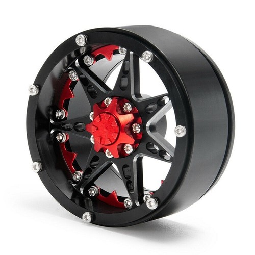 1/4pcs 2.2" Aluminium Beadlock Wheels for 1/10 RC Crawler Wraith TRX-4 D90 SCX10 - Afbeelding 14 van 16