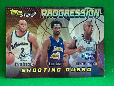 Kobe Bryant 2000-01 Topps Stars PROGRESSION Lakers Card #P4