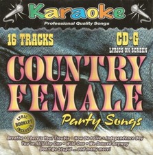 Karaoke Bay - Country Female Party Songs CD G, 2000 new